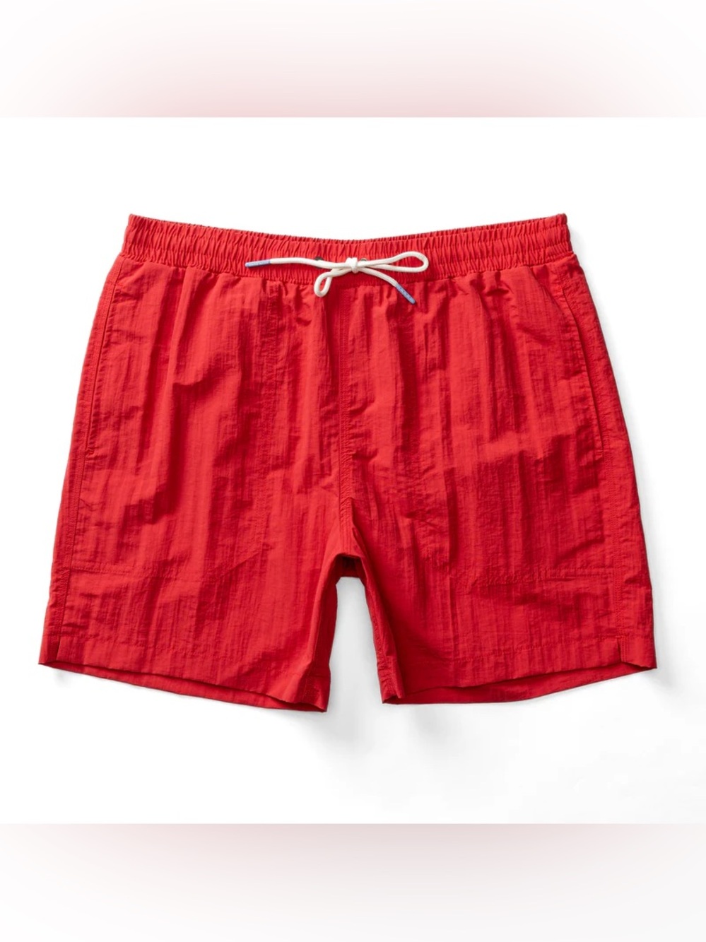 Duck Head-6” Sailport Solid Swim Short in Classic Red
